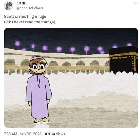Scott on His Pilgrimage