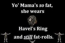 Havel's Ring Fat Roll Joke