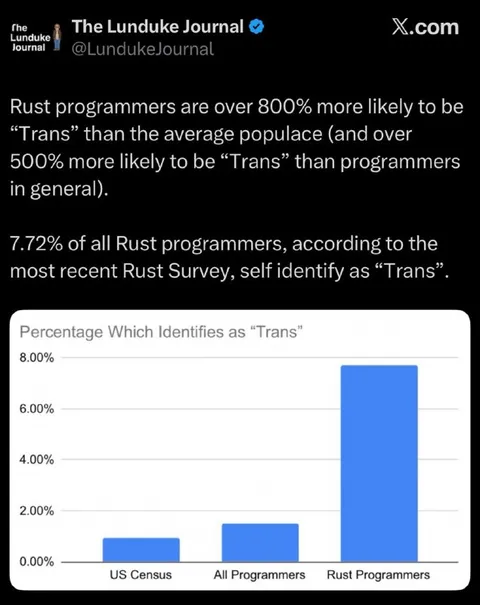 Rust Programmers Identify as Trans