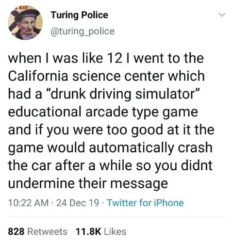 Drunk Driving Simulator Too Good