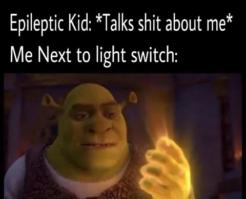 Shrek Flips the Light Switch