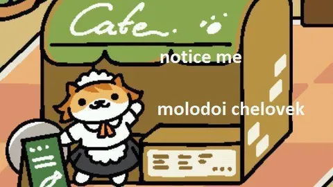 Notice Me at the Cat Café
