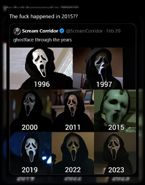 Ghostface Through the Years