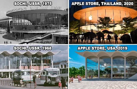 Sochi Buildings Look Like Apple Stores