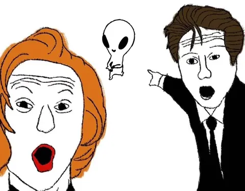 Танцующий пришелец из «Секретных материалов»