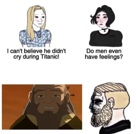 Men Crying During Titanic