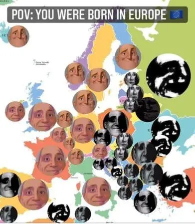 Born in Europe POV Map