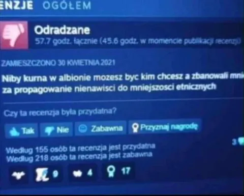 Zbanowany za nienawiść w Albionie