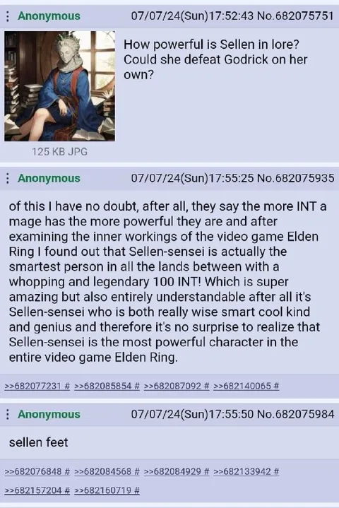 Sellen Is the Smartest in Elden Ring
