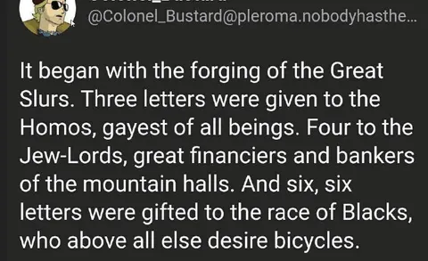 Forging of the Great Slurs