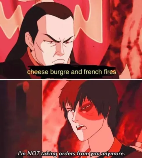 Zuko Refuses to Take Orders