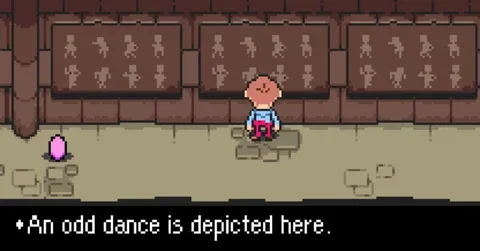 An Odd Dance Is Depicted Here