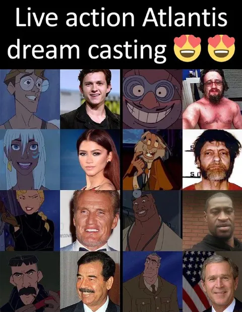 Live-Action Atlantis Dream Casting