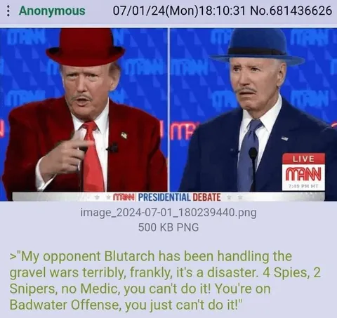 Trump and Biden Gravel Wars Debate