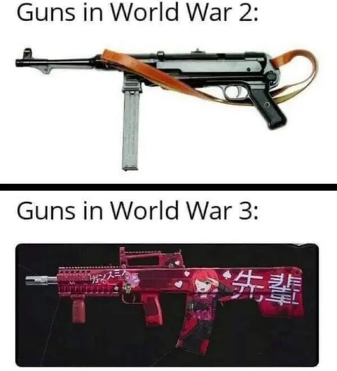 Guns in World War 3