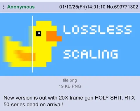 Lossless Scaling Beats RTX 50