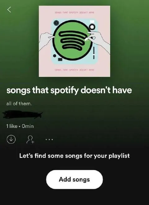Songs Spotify Doesn't Have