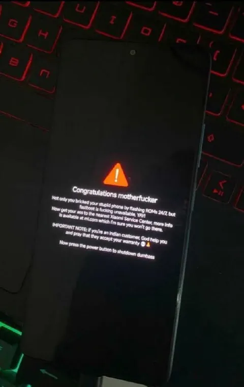 Congratulations, You Bricked Your Phone