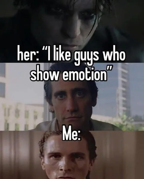 Patrick Bateman Shows Emotion