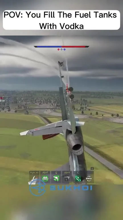 Vodka-Fueled Fighter Jet