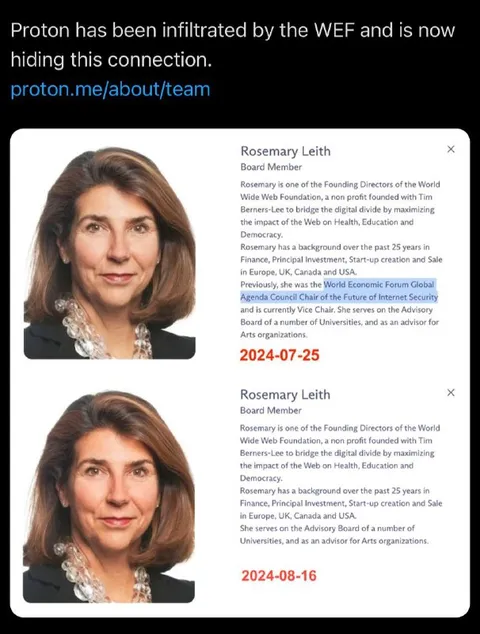 Proton WEF Connection Exposed