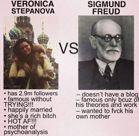 Veronica Stepanova vs Sigmund Freud
