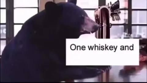 Bear Orders Whiskey and Coke