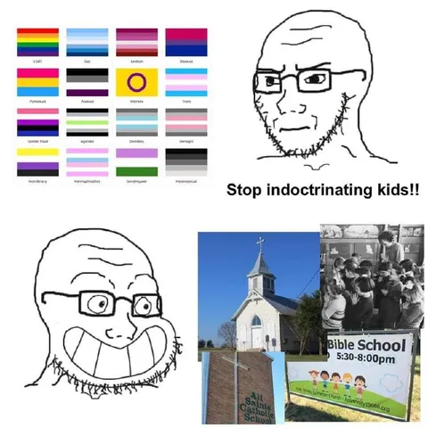 Stop Indoctrinating Kids Hypocrisy
