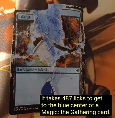 487 Licks to the Blue Center