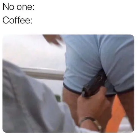 Coffee makes me nervous