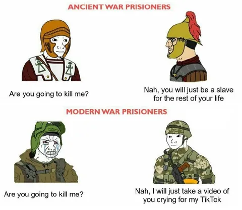 Ancient and Modern War Prisoners