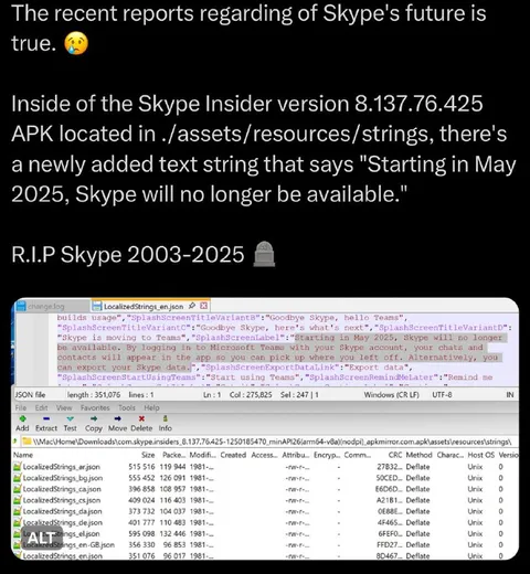 R.I.P. Skype 2003–2025