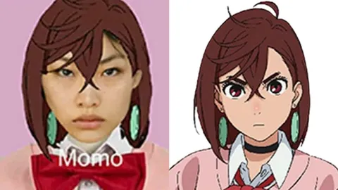 Real Momo Versus Anime Momo