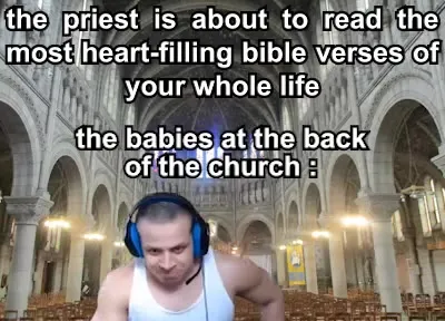 Babies at the Back of Church