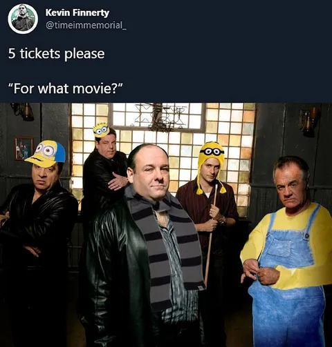 Five Tickets for the Minions
