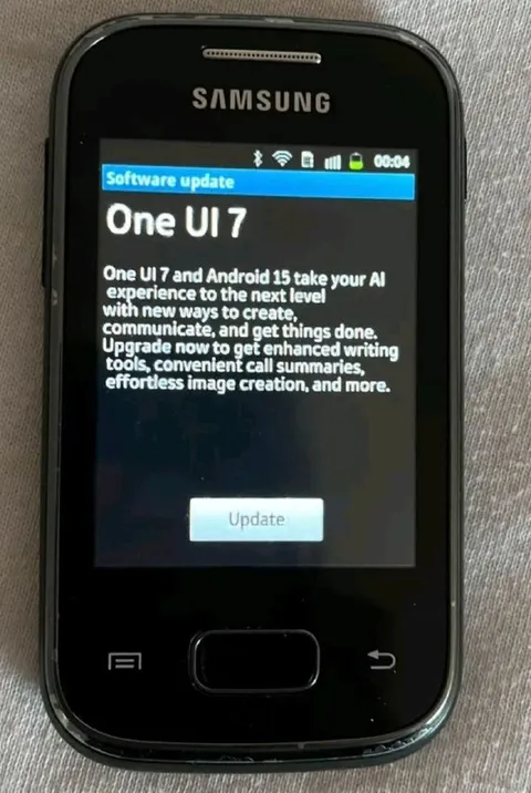 Ancient Samsung Gets One UI 7