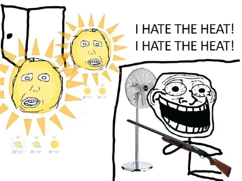 I Hate the Heat Trollface