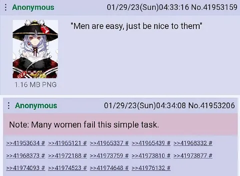 Men Are Easy, Just Be Nice