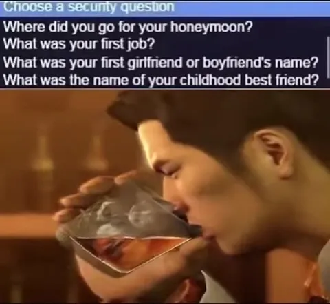 Security Questions Hit Too Hard