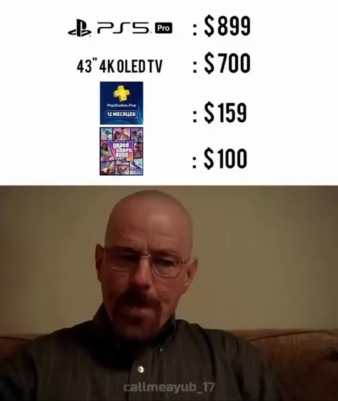 Walter White Sees the Gaming Prices