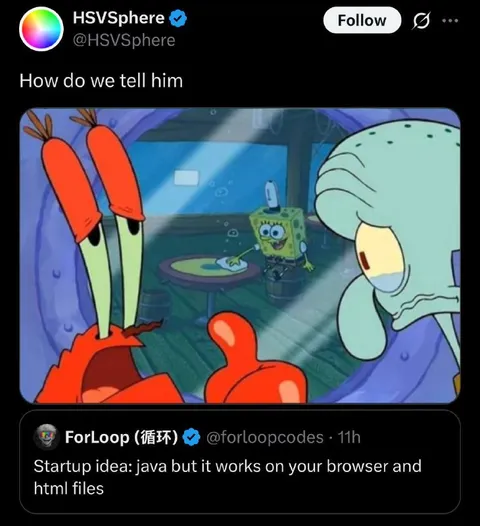 How Do We Tell Him Java
