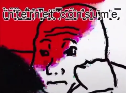 Internet Consumer Watching the Screen