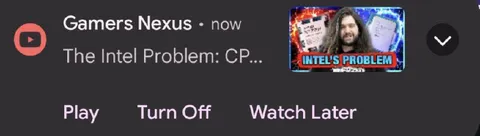 Intel's Problem Notification