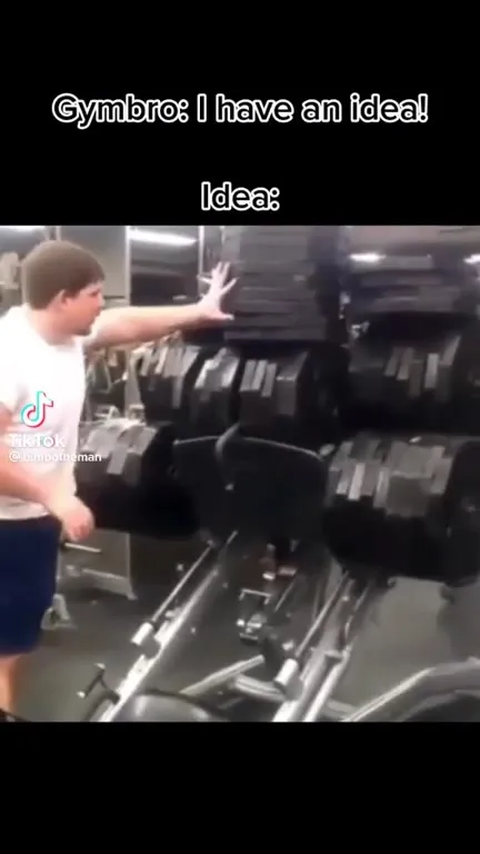 Gym Bro’s Terrible Idea