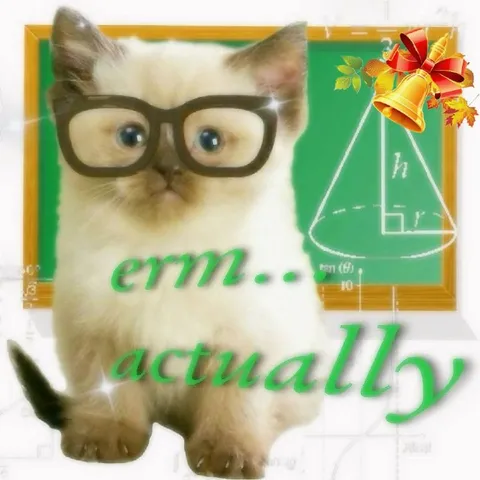Actually Nerd Cat