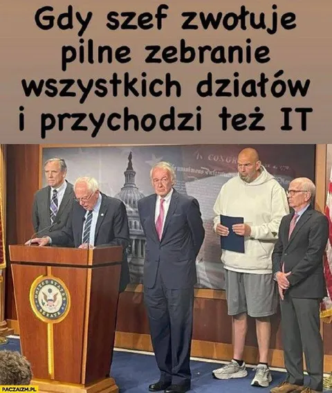 Pilne zebranie wszystkich działów