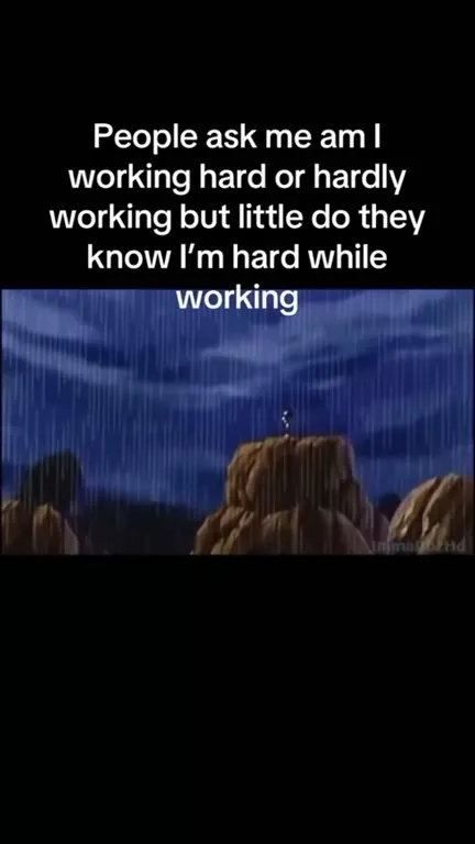 Hard While Working Vegeta