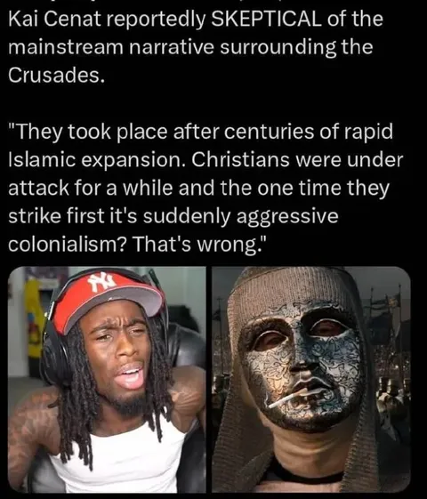 Kai Cenat Questions the Crusades