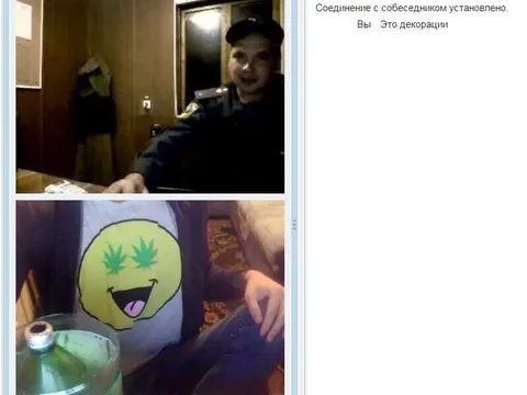 Это декорации в видеочате