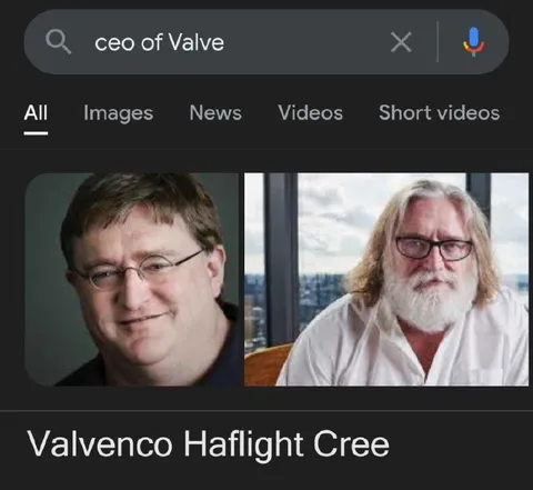 Valve CEO Search Result